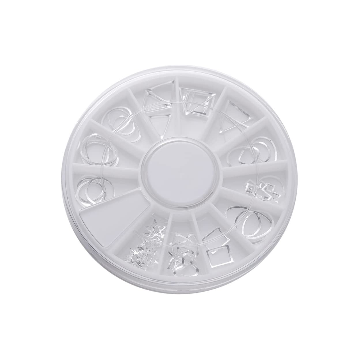 Бриллианты для ногтей COHEALI 1 x 12 3D Наклейки для ногтей AB Стразы для ногтей 3D Украшения для ногтей Блестки для ногтей Украшения для ногтей Камни для ногтей Металл Ребенок, фото №1