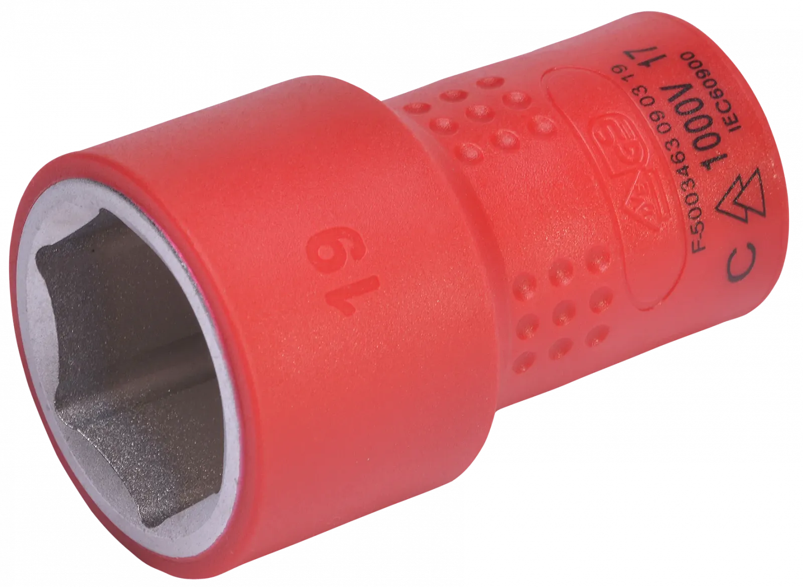 Торцева головка SW-STAHL 05520L-19 3/8 19 мм VDE, фото №1