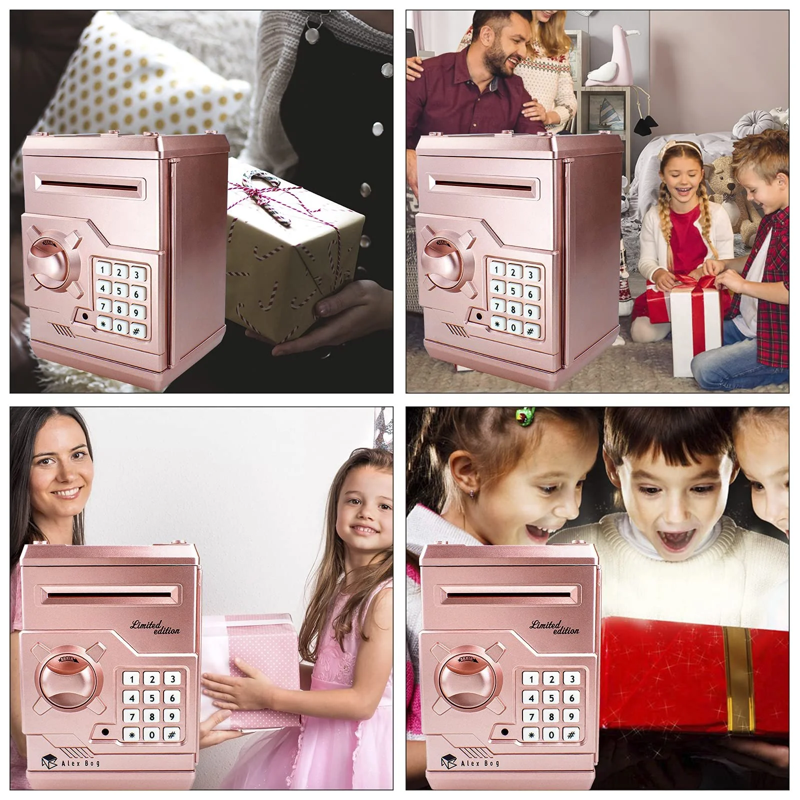 Скарбничка-сейф HUSAN електронна з паролем, фото №6