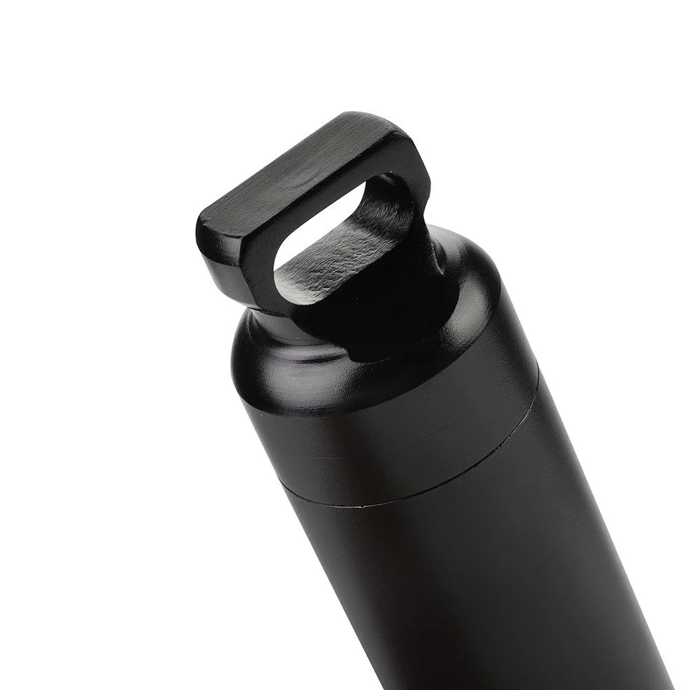 Контейнер для таблеток Time Capsule, водонепроникний, тримач для ліків, з алюмінієвого сплаву, для виживання на відкритому повітрі, кемпінгу, аварійного обладнання, фото №4