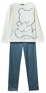 Купити Комплект піжамний для дівчат United Colors of Benetton - Фото 1 Комплект піжамний для дівчат United Colors of Benetton - Фото 1