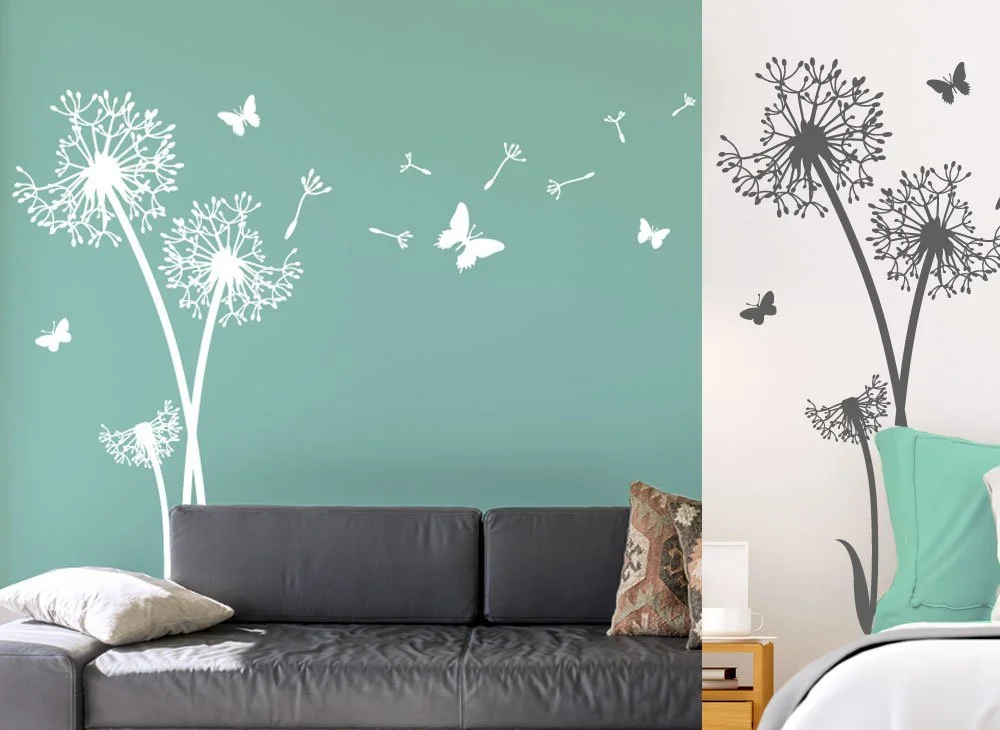 Наклейка на стіну W3422 3 кульбаби 72 x 140 см Біла, фото №3 Наклейка на стіну W3422 3 кульбаби 72 x 140 см Біла, фото №3