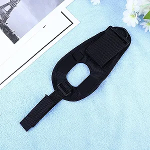 Рукавичка для дайвінгу DOITOOL з регульованим нейлоновим тримачем, ремінець на зап'ястя для підводних ліхтарів 25–33 мм, м'яка, чорна, вільні руки для дайвінгу, нічної риболовлі та ін. synthetic.ua - Фото 1