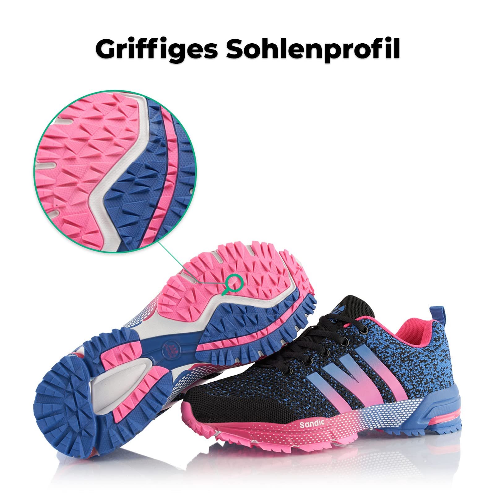 Кроссовки Fusskleidung® Унисекс Дышащие Легкие Спортивные, фото №4