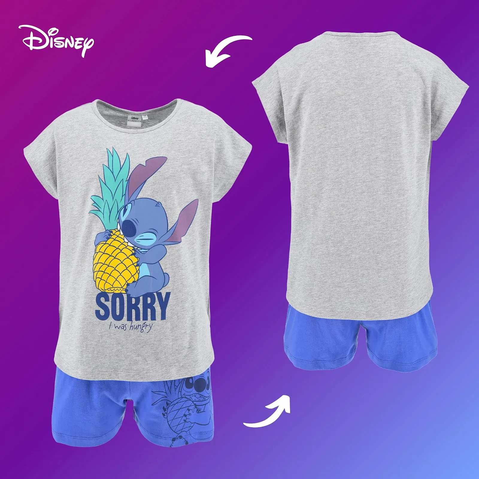 Комплект (футболка та шорти) Disney Stitch Sorry, фото №7 Комплект (футболка та шорти) Disney Stitch Sorry, фото №7
