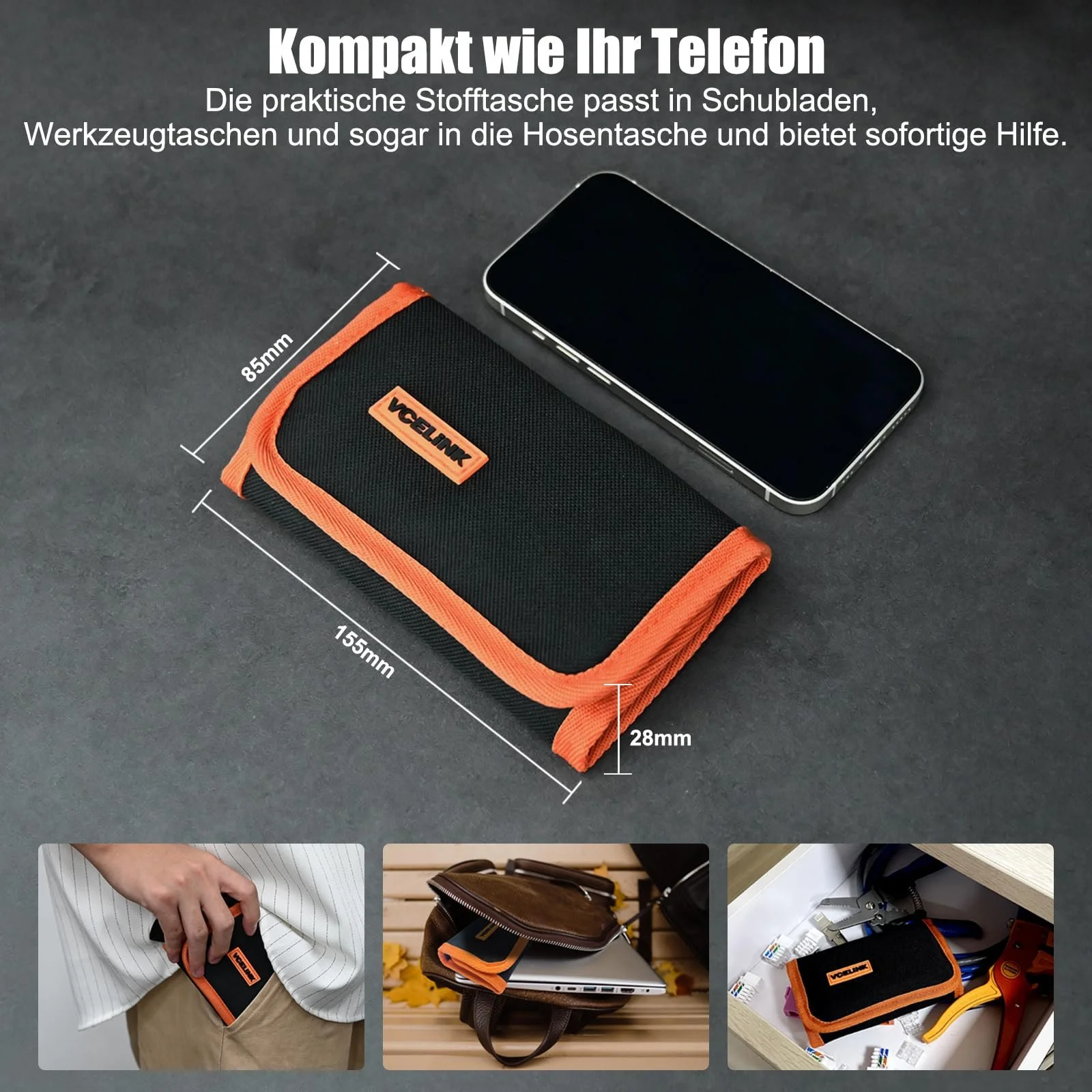 Набір викруток VCELINLK Precision Mechanic 38 в 1 магнітний з 30 бітами, фото №5