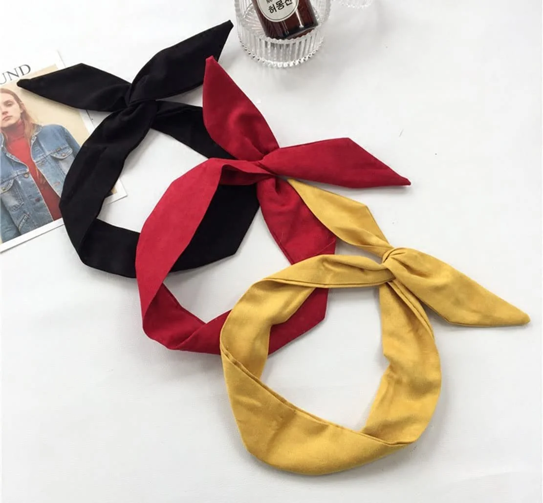 Вінтажна Пов'язка на Голову з Бантом, фото №5