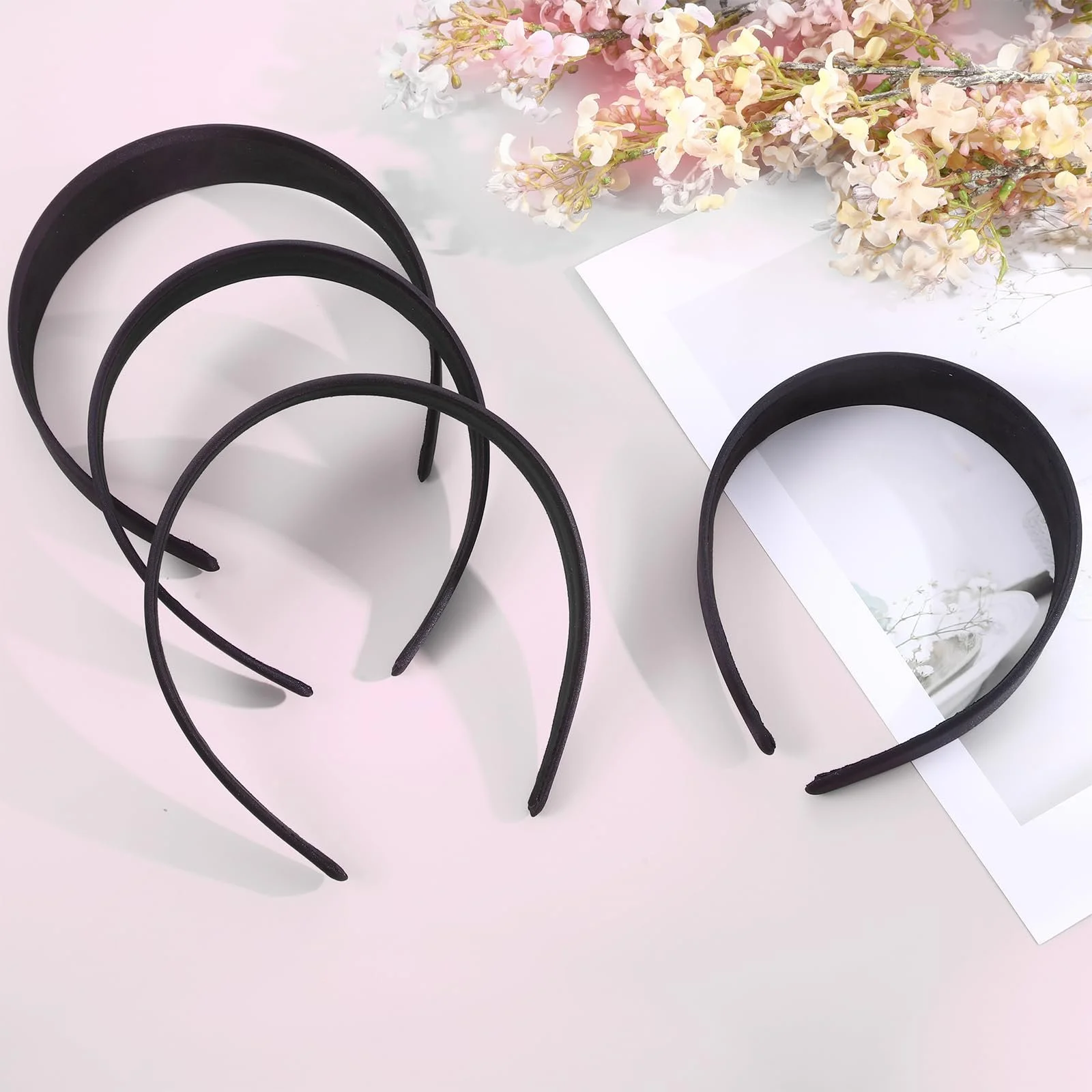 Обруч Набор из 4 штук 4 см Черный, фото №5