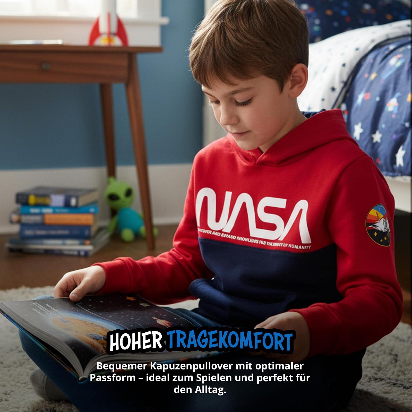 Худі United Labels NASA для хлопчиків Червоний/Синій, фото №4