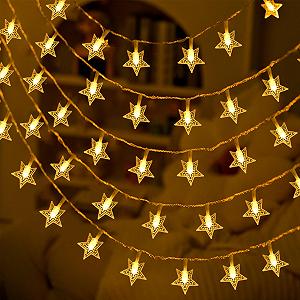 Гирлянда ENLACE Звезды 3 м, 20 LED, теплый белый - Фото 1
