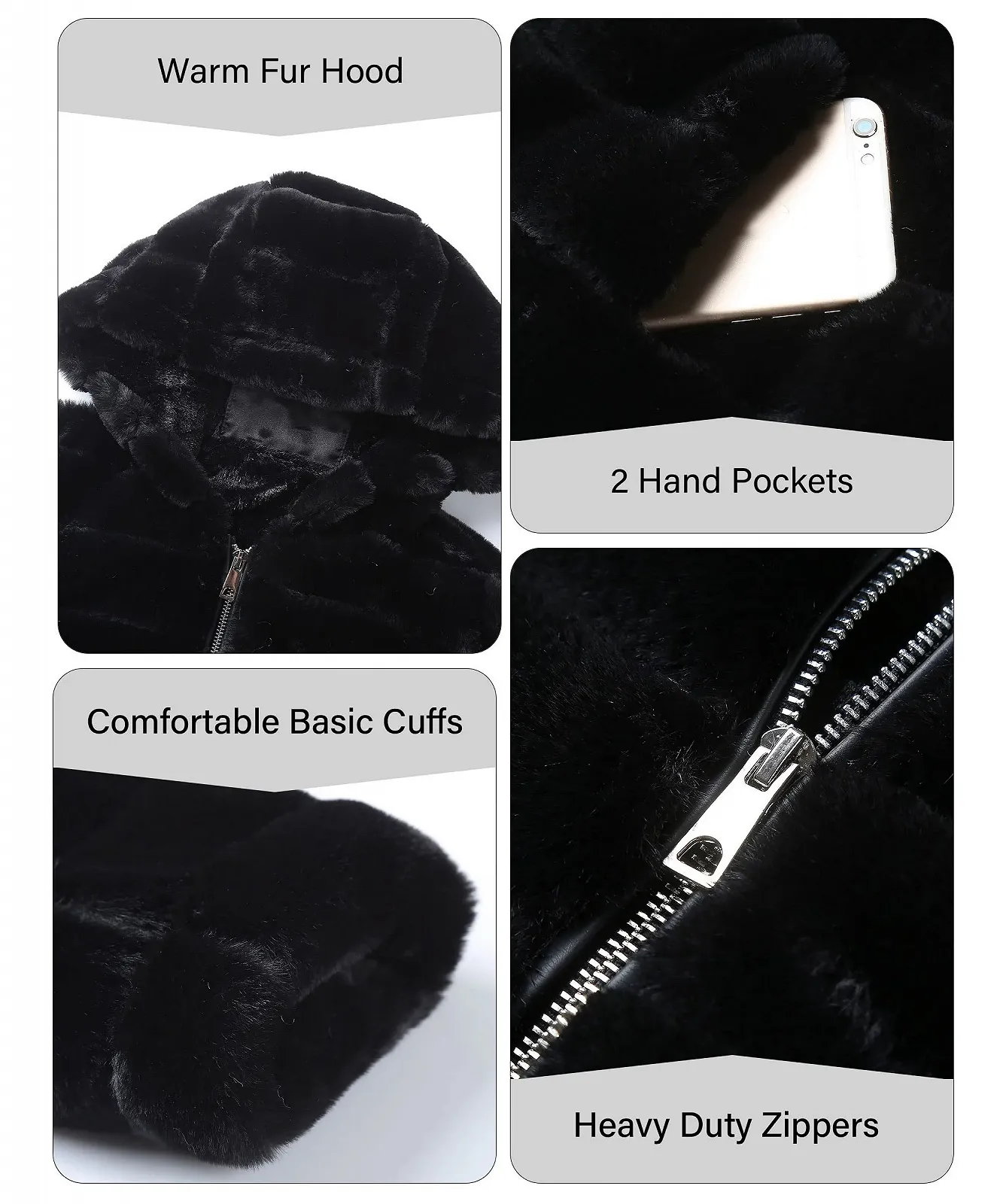 Куртка Bellivera Женская из искусственного меха, короткая флисовая, фото №5 Куртка Bellivera Женская из искусственного меха, короткая флисовая, фото №5