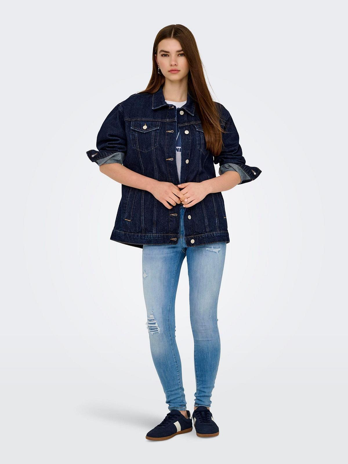 Куртка Джинсова ONLY Жіноча Onljagger LS Oversized DNM, фото №5