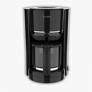 Электрическая капельная кофеварка TERRAILLON BLACK DIAMOND 1,25 л 980 Вт Черная - Фото 1