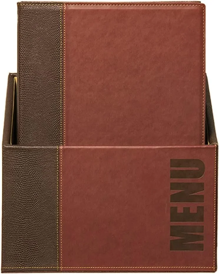 Набір обкладинок для меню Securit MC-BOX-TRA4-WR Винно-Червоний, фото №1 Набір обкладинок для меню Securit MC-BOX-TRA4-WR Винно-Червоний, фото №1