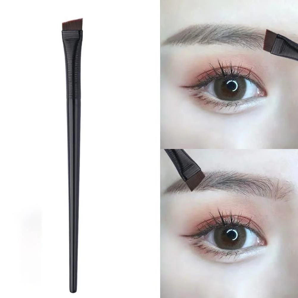 Кисточки для подводки угловая JIHUOO Набор 3 штуки, фото №2 Кисточки для подводки угловая JIHUOO Набор 3 штуки, фото №2