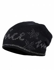 Шапка для дівчинки Maximo З люрексом і написом Nice - Фото 1