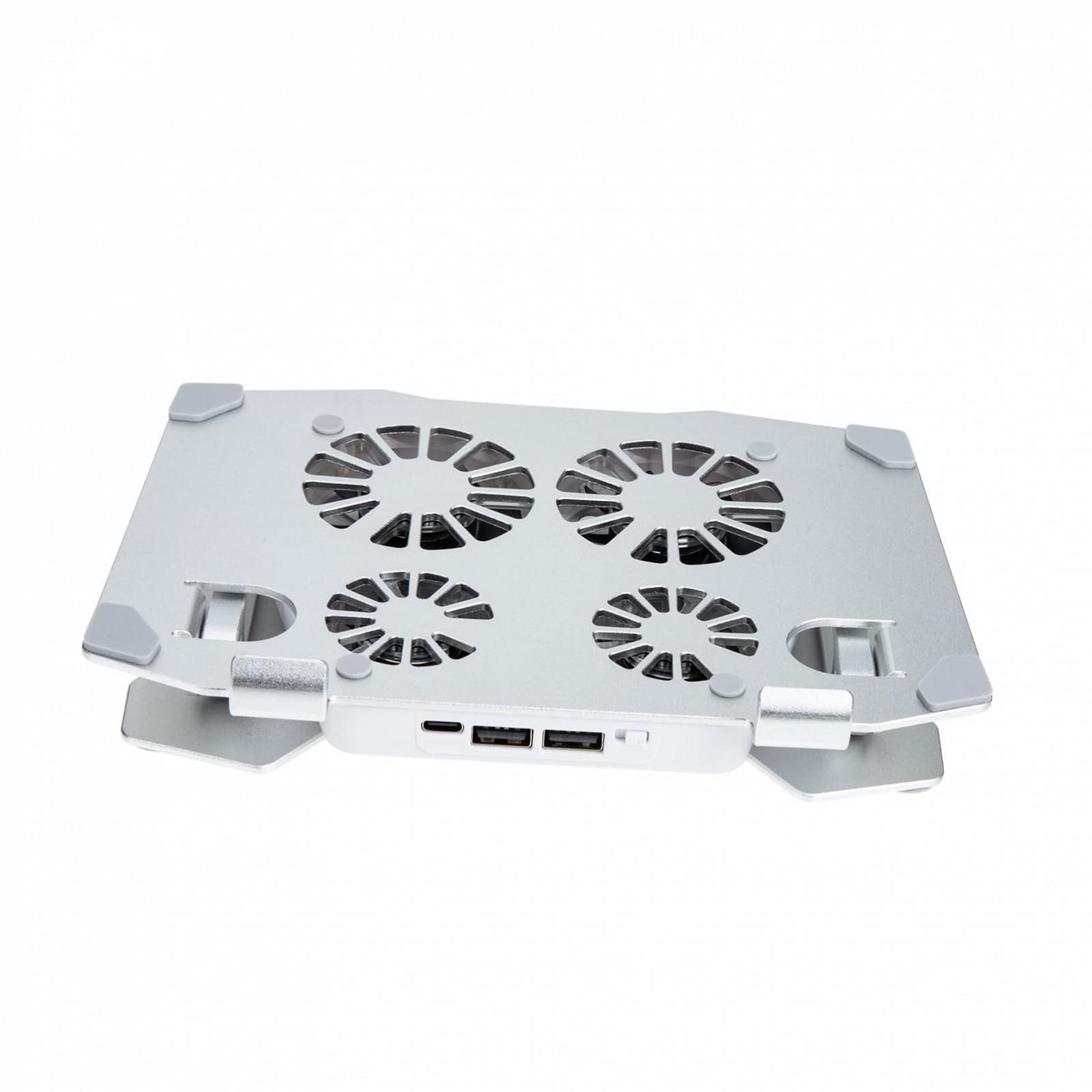 Підставка для ноутбука регульована по висоті Happyyami з тихими охолоджуючими вентиляторами, ергономічна, фото №1