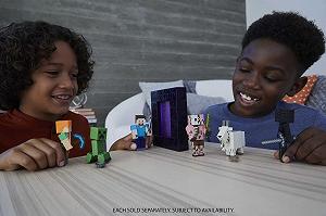 Фігурка Mattel Minecraft HDV15 Коза, близько 8 см, з 1 будівельним елементом та аксесуарами synthetic.ua - Фото 1