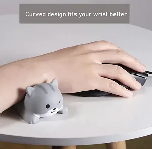 Ергономічний килимок для миші підставка під зап'ястя Dog 1 шт Жовтий synthetic.ua - Фото 1