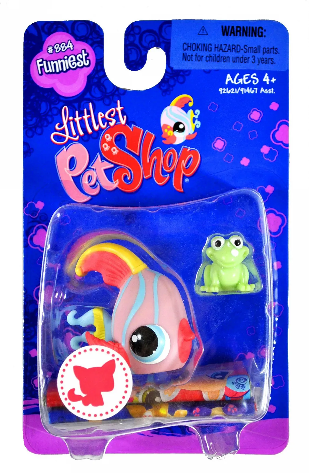 Іграшка Littlest Pet Shop Funniest Single Figure Angel Fish with Frog, фото №1