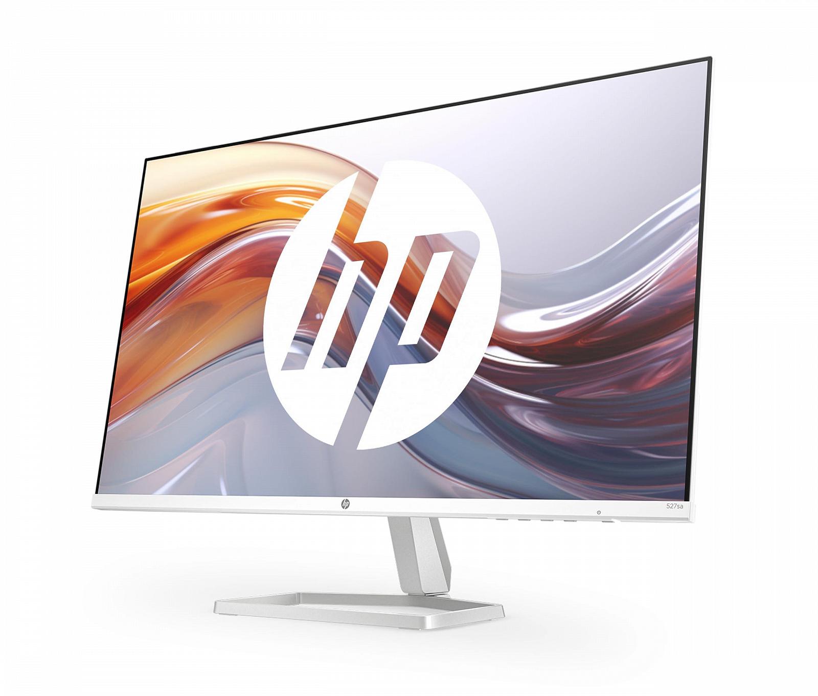 Монитор HP Series 5 527sa FHD IPS С динамиками | 68,6 см (27 дюймов) | 100Гц | 1500:1 Контрастность | 99% sRGB | Двойной HDMI 1.4 | VGA | Аудио Выход/Вход | Антибликовый | Наклоняемый | Устойчивый | Белый, фото №1