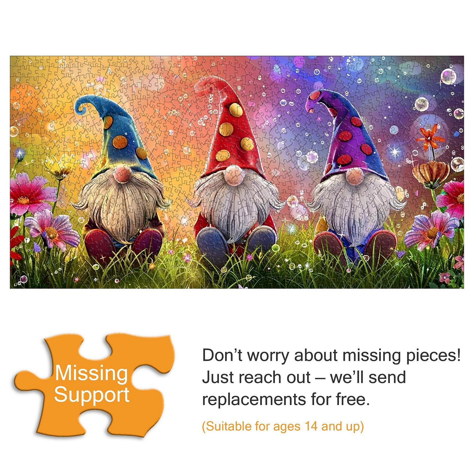 Пазл VAIIEYO Гном 1000 елементів 41 x 80 см, фото №3 Пазл VAIIEYO Гном 1000 елементів 41 x 80 см, фото №3