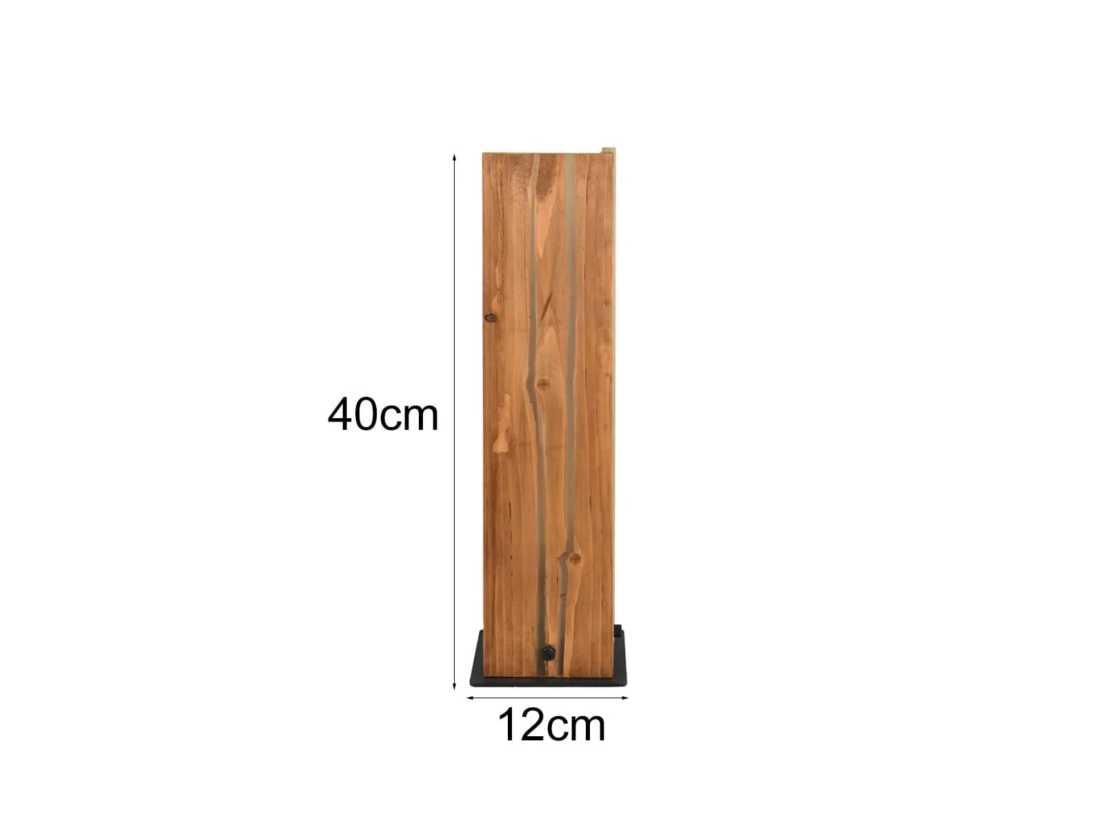 Настільна лампа Large Rustic Natural Wood Dimmable 40 см, фото №4