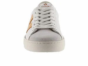 Кроссовки Victoria Berlin Кожаные низкие унисекс с контрастными вставками и носком из спилка для взрослых synthetic.ua - Фото 1