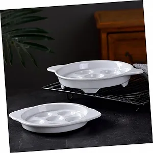 Форма для равликів GALPADA керамічна з ручками 2 шт. synthetic.ua - Фото 1