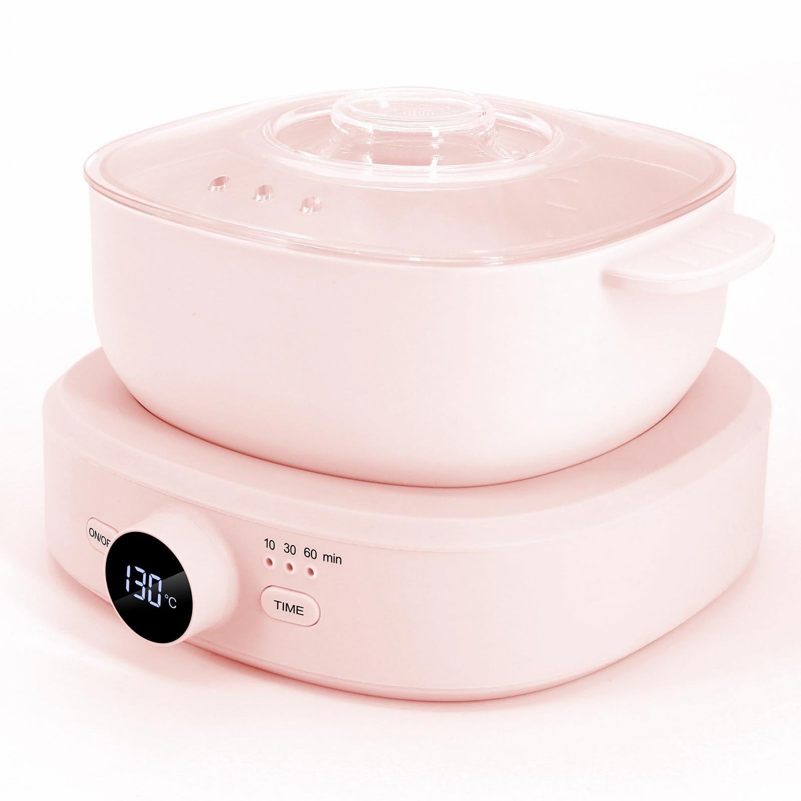 Воскоплав электрический Professional Electric Wax Heater с регулировкой температуры и таймером Pink, фото №1