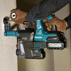 Комбинированный перфоратор Makita HR003GZ SDS-PLUS 40 В Max. (без аккумулятора, без зарядного устройства) synthetic.ua - Фото 1