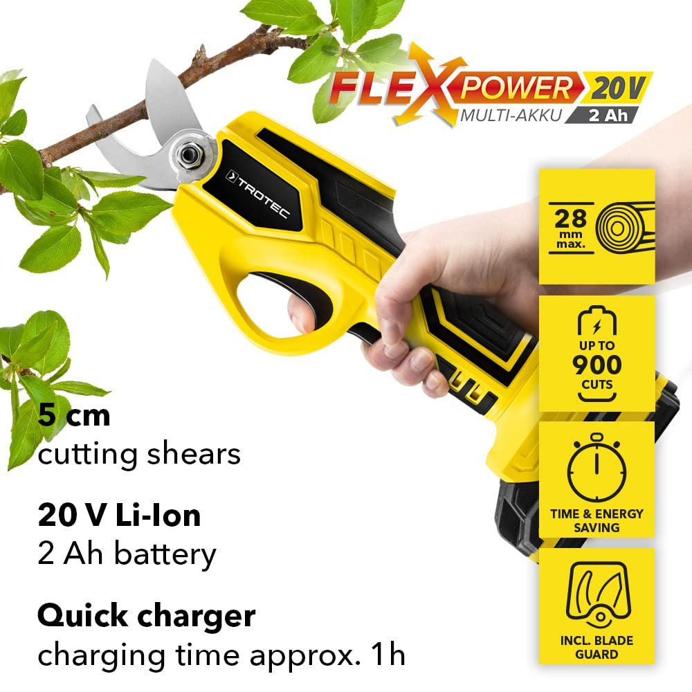 Акумуляторний сучкоріз TROTEC Multi Battery 20V 2Ah PGSS 15-20V Деревина твердих порід 15 мм, Деревина м'яких порід 28 мм, фото №4 Акумуляторний сучкоріз TROTEC Multi Battery 20V 2Ah PGSS 15-20V Деревина твердих порід 15 мм, Деревина м'яких порід 28 мм, фото №4