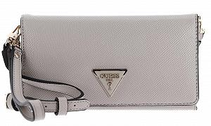 Гаманець GUESS Laurel SLG Crossbody Flap Wrist Taupe, сірий - Фото 1