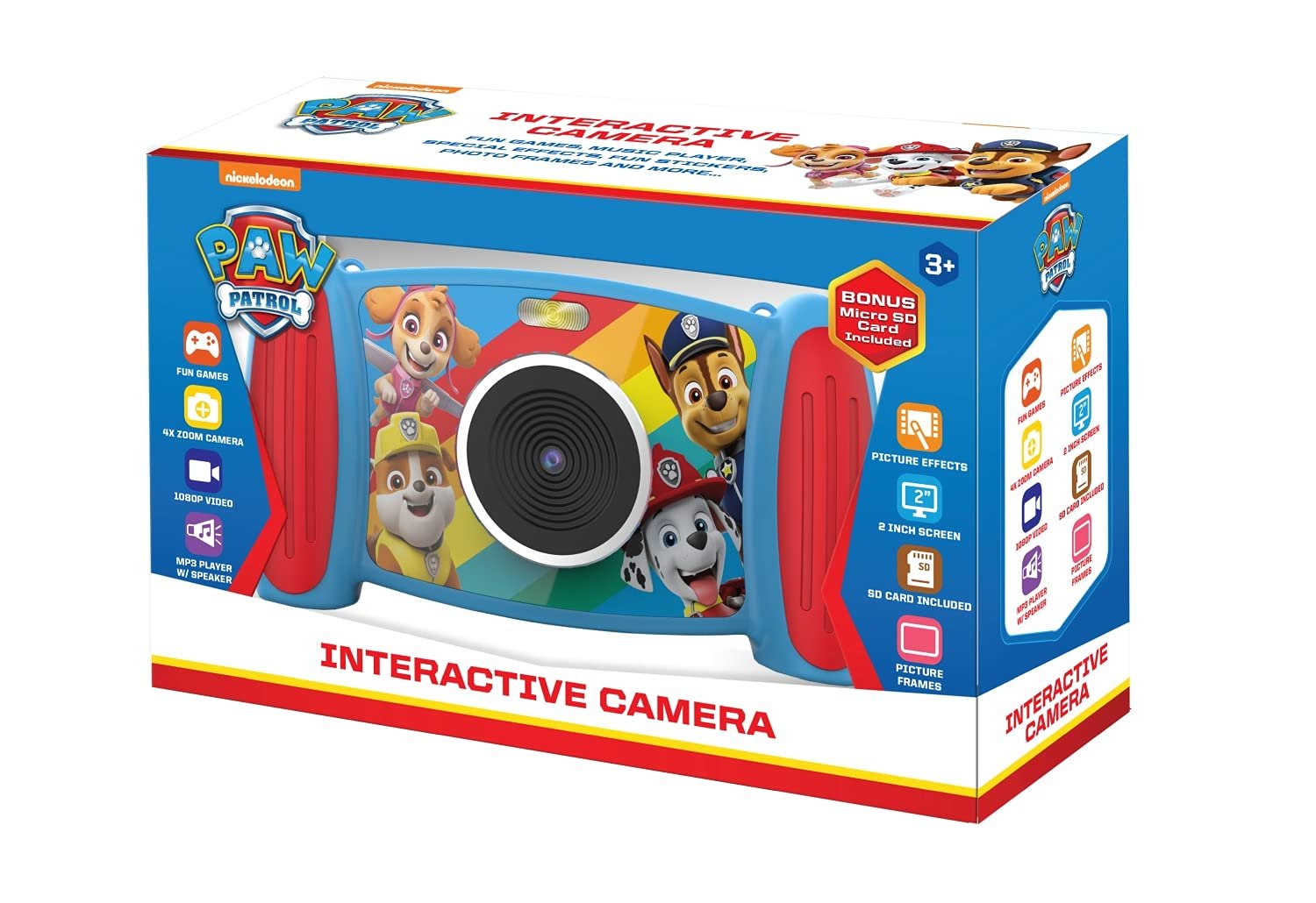 Детская интерактивная камера Accutime Paw Patrol PAWC3018 5MP 1080p 4x Zoom Micro SD Blue, фото №5 Детская интерактивная камера Accutime Paw Patrol PAWC3018 5MP 1080p 4x Zoom Micro SD Blue, фото №5