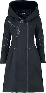 Пальто Poizen Industries Possession Жіноче Чорний - Фото 1