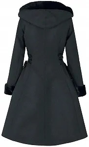 Пальто Hell Bunny Scarlett Жіноче Пальто Чорний synthetic.ua - Фото 1