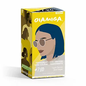 Стійка фарба для волосся Light Denim Oiamiga з натуральними інгредієнтами 120 мл synthetic.ua - Фото 1