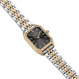 Женские часы BURKER Isabell Прямоугольные Аналоговые Кварцевые 28 мм Черные Золотые Серебряные synthetic.ua - Фото 1