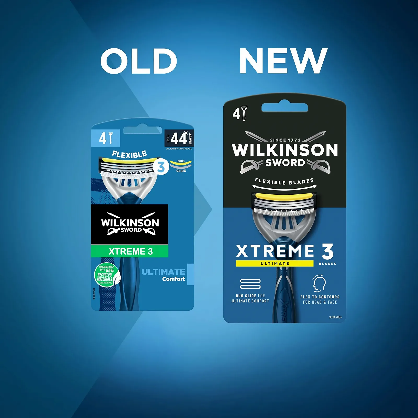 Одноразовые бритвы Wilkinson Sword Xtreme 3 Ultimate для мужчин 4 шт, фото №8