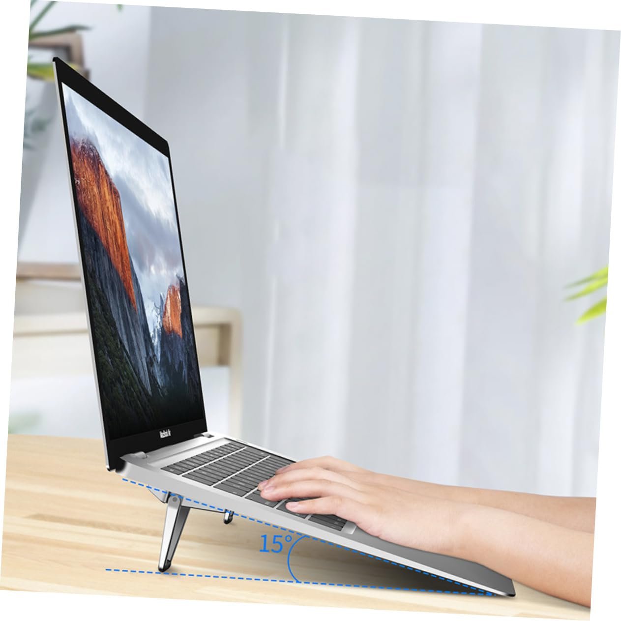 Підставка для ноутбука NUOBESTY, регульована по висоті, портативна, складана - 2 шт., фото №4