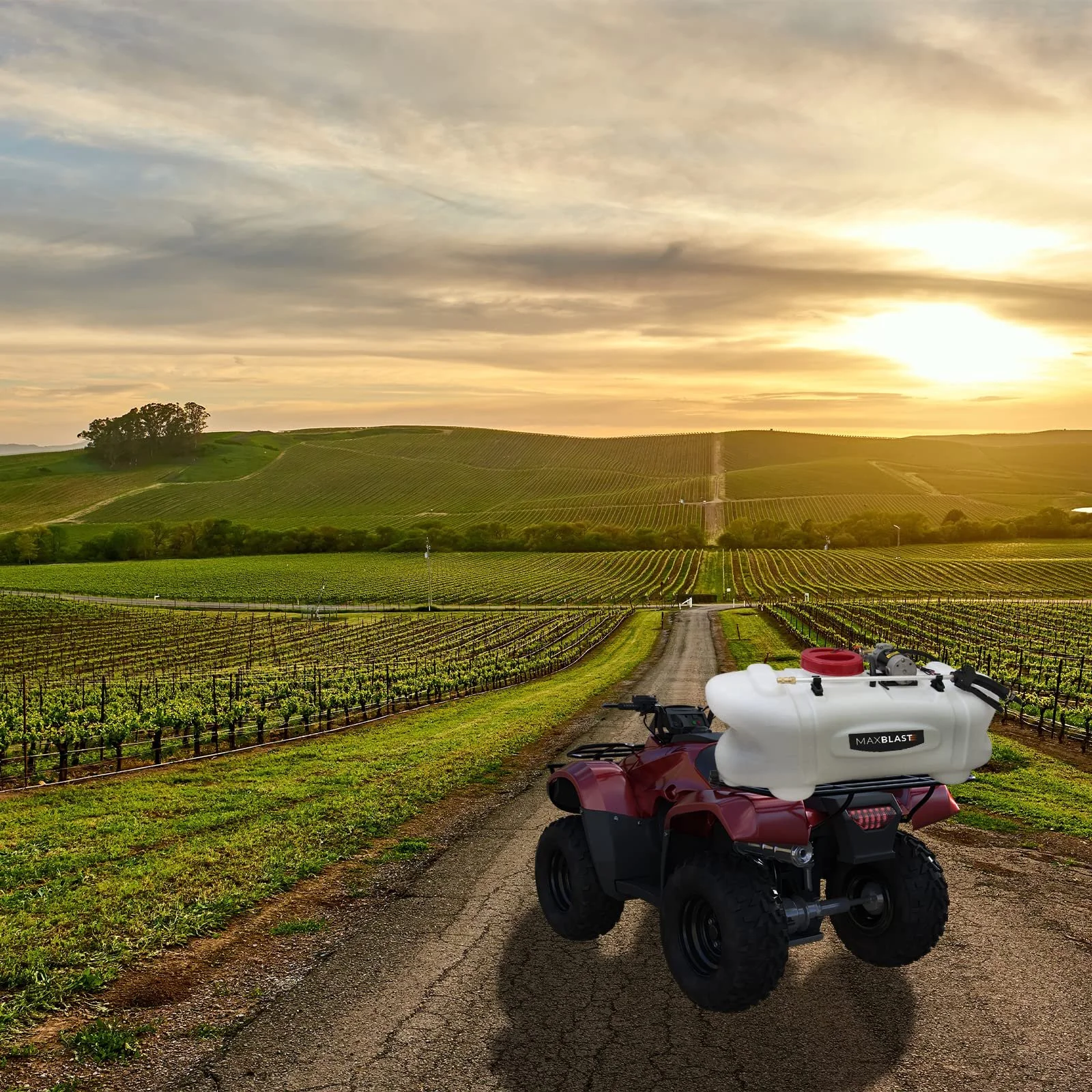 Обприскувач ATV 60 L 12 V 6 насадок, фото №8