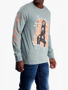 Мужская футболка Guess Jeans, Зеленая, L synthetic.ua - Фото 1