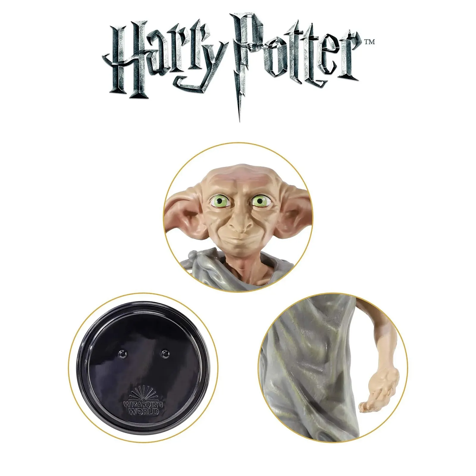 Гнучка фігурка The Noble Collection BendyFigs Harry Potter Dobby 19 см (7,5 дюйма) зі стендом, фото №4