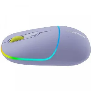 Мышка Canyon MW-22 Dual Band RGB Wireless Mountain Lavender (CNS-CMSW22ML) цена на synthetic.ua - Фото 1 Мышка Canyon MW-22 Dual Band RGB Wireless Mountain Lavender (CNS-CMSW22ML) synthetic.ua - Фото 1
