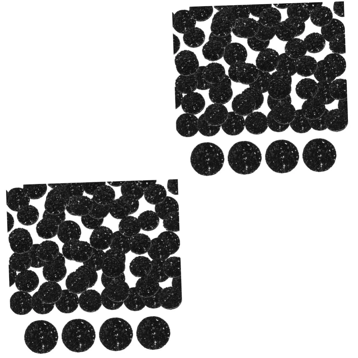 Стрази Плоскі DECHOUS 200 шт. для ювелірних виробів, пакетів, підвіски, руди, фото №1