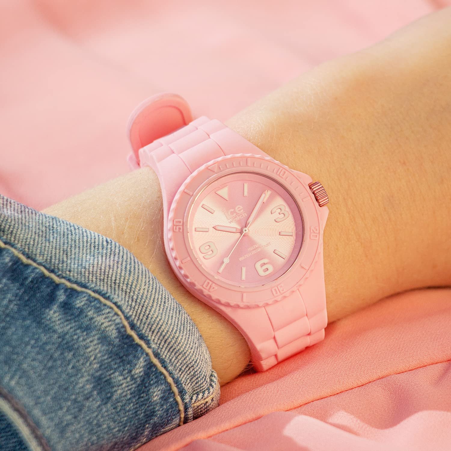 Женские часы Ice-Watch ICE Generation Силиконовый ремешок, розовый, современный стиль, фото №6