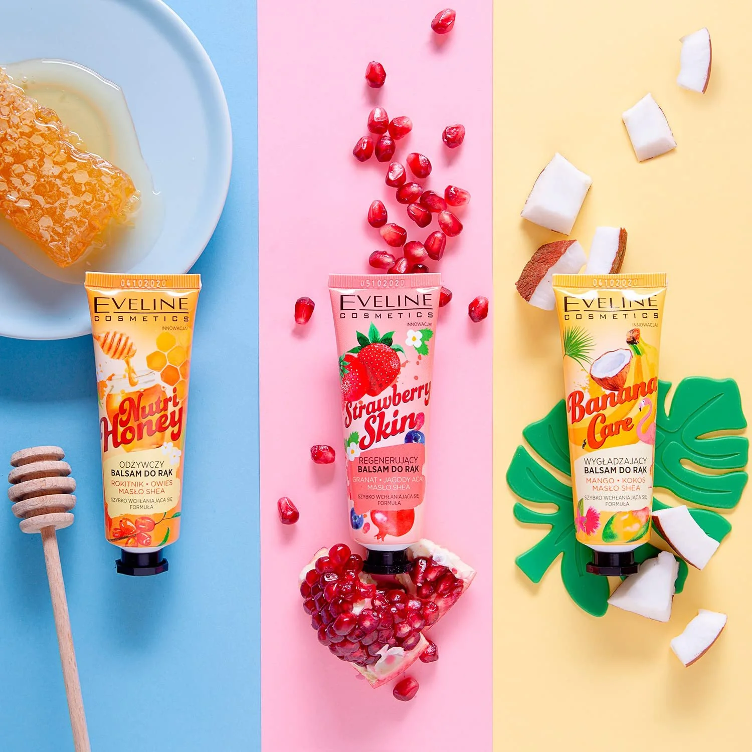 Бальзам для рук Eveline Cosmetics Banana Care Згладжуючий, фото №4