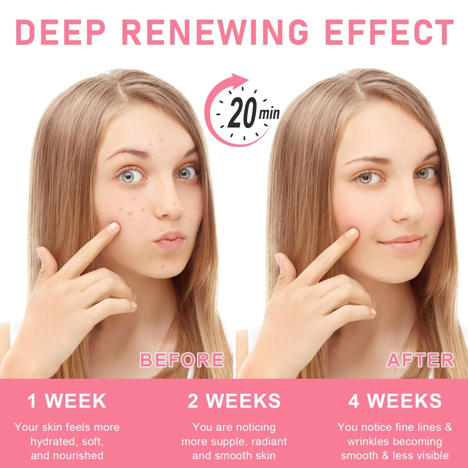 Набір тканинних масок для щоденного догляду 12 шт, фото №5