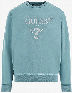 Чоловічий світшот GUESS JEANS / Бірюзовий / Розмір L - Фото 1