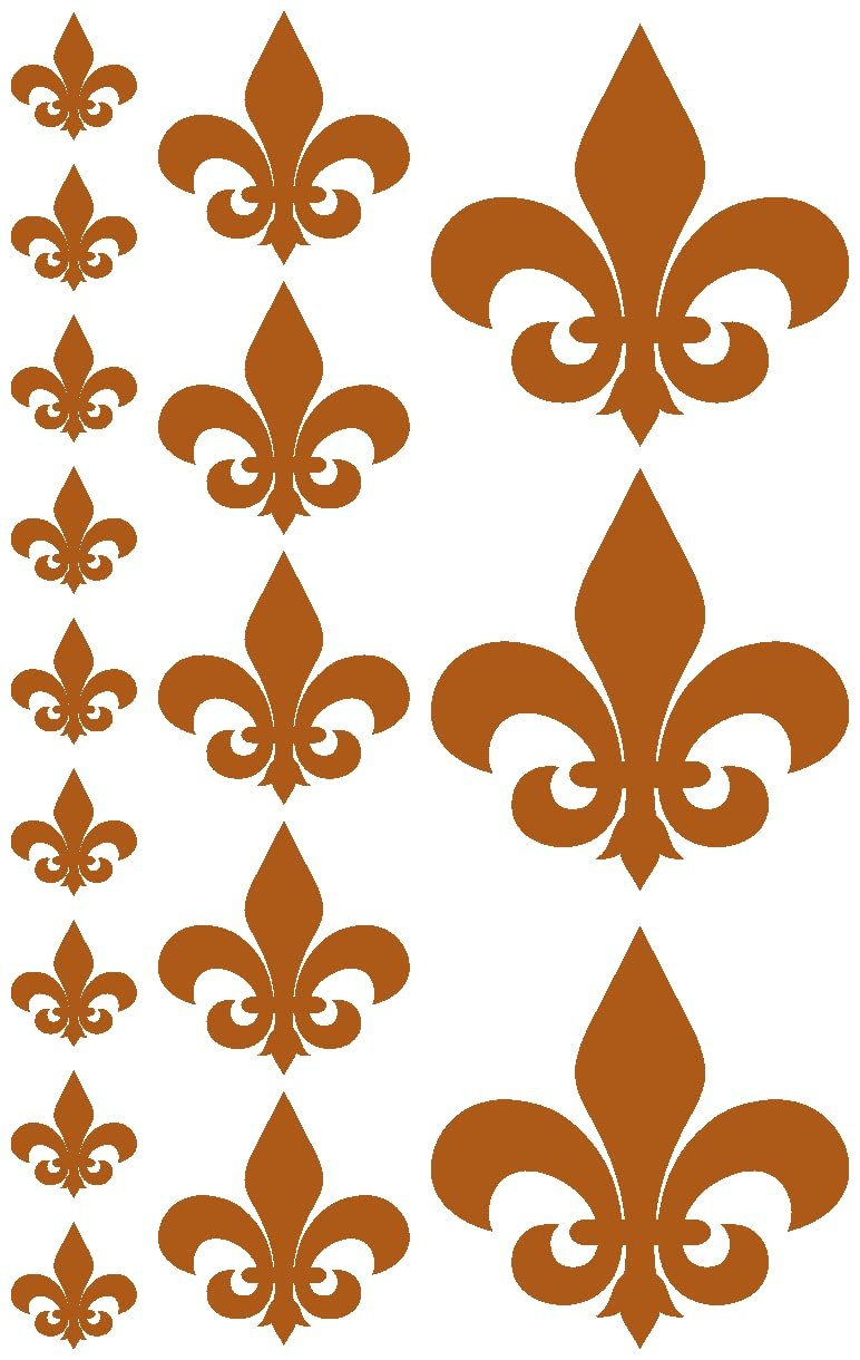 Набір наклейок на стіну Fleur De lis Fleur De Lys матові, фото №1 Набір наклейок на стіну Fleur De lis Fleur De Lys матові, фото №1